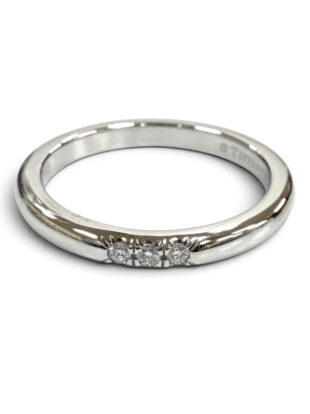 Tiffany & Co Forever Wedding Band Ring Diamond JP